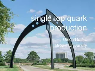 single top quark production