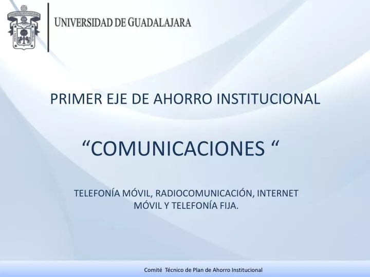 primer eje de ahorro institucional