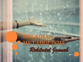 kelainan metabolisme