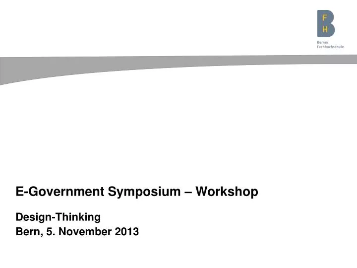 e government symposium workshop