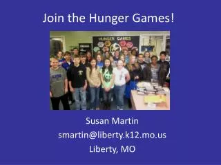 Join the Hunger Games!