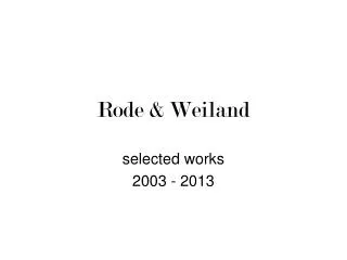 rode weiland