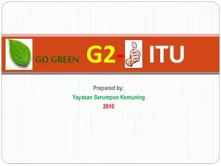 GO GREEN G2 - ITU