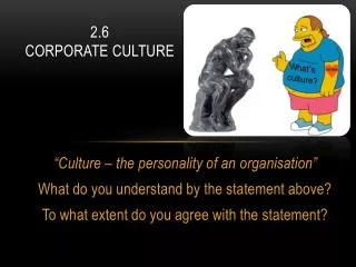 2.6 Corporate Culture