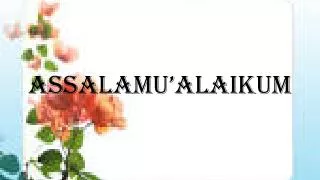 assalamu alaikum