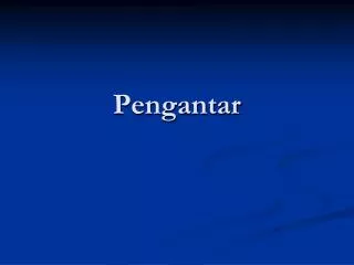 pengantar