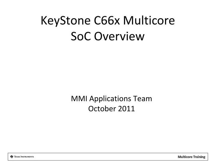 mmi applications team october 2011