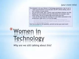 Women in Technology