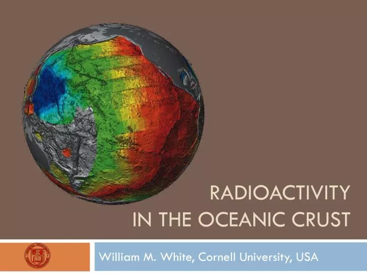 radioactivity in the oceanic crust