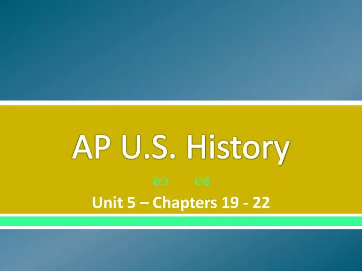 ap u s history