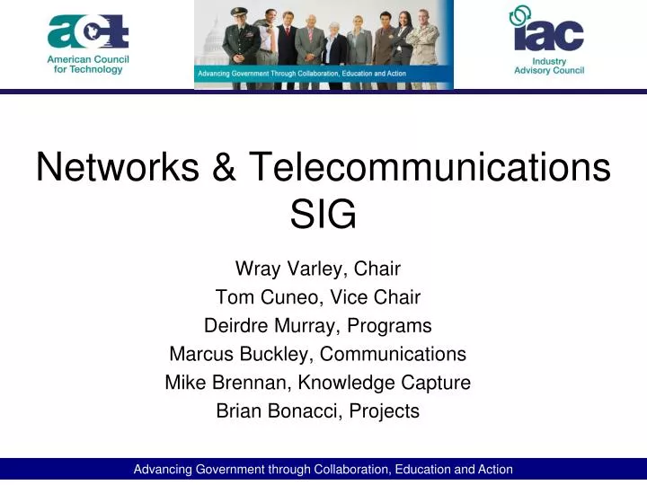 networks telecommunications sig