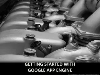 Getting started with google app engine