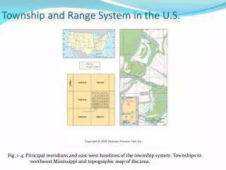 Township and Range System in the U.S.