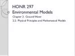 HONR 297 Environmental Models - slide 1