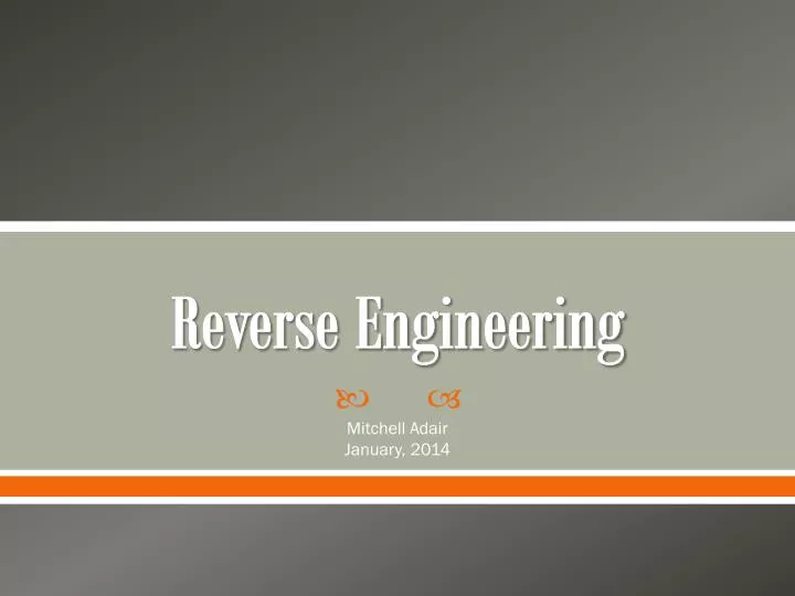 reverse engineering