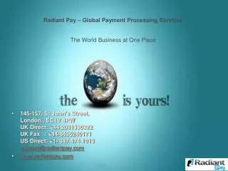 The World Business at One Place