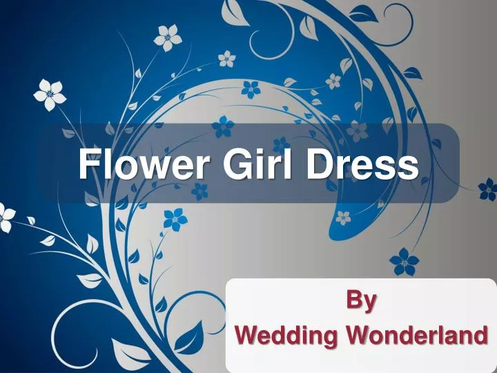flower girl dress