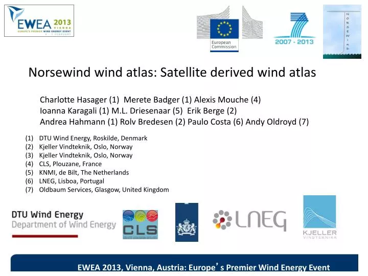 norsewind wind atlas satellite derived wind atlas