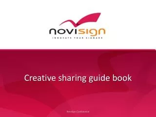 Creative sharing guide book