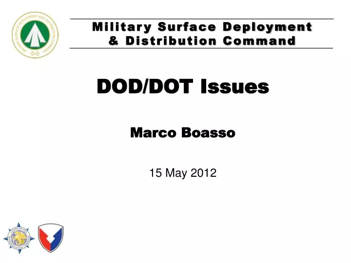 dod dot issues