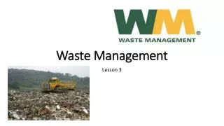 Waste Management