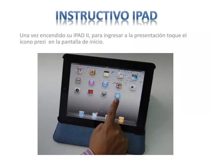 instructivo ipad