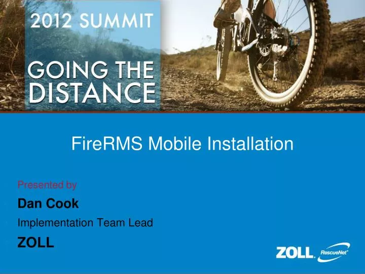 presented by dan cook implementation team lead zoll