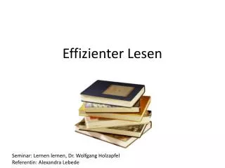 effizienter lesen