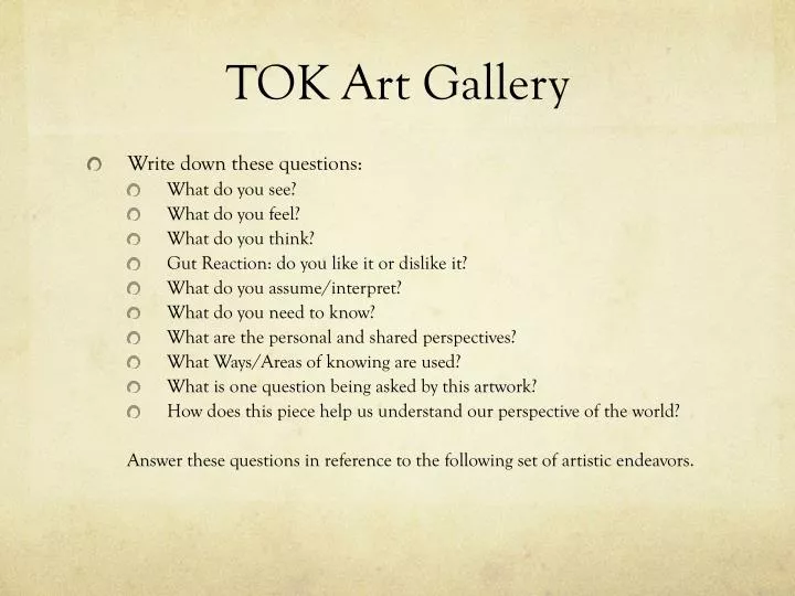 tok art gallery