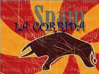 la corrida