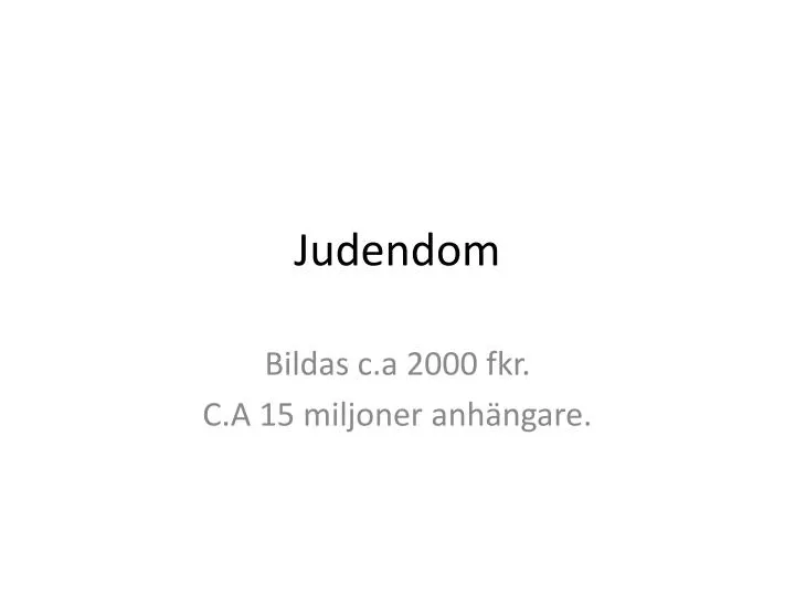 judendom