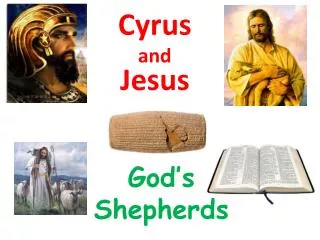 Cyrus and Jesus