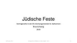 j dische feste