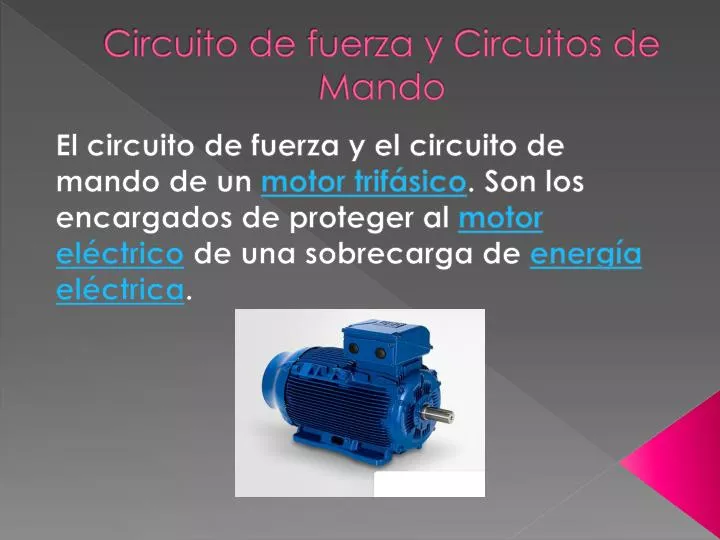 circuito de fuerza y circuitos de mando