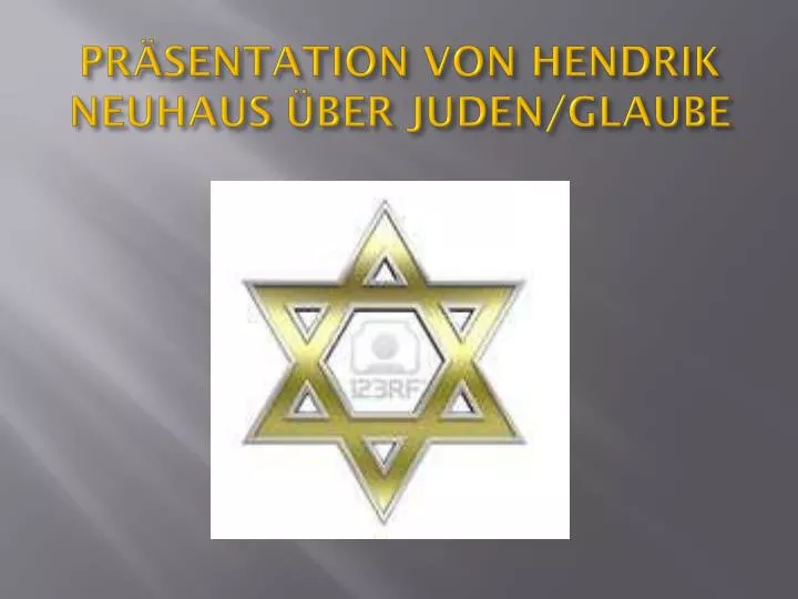 pr sentation von hendrik neuhaus ber juden glaube