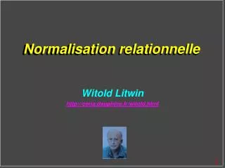 normalisation relationnelle