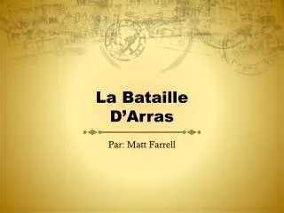 la bataille d arras