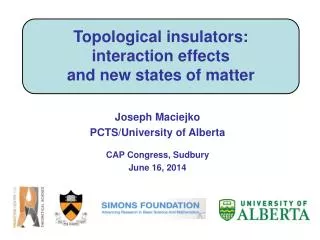 Topological insulators: interaction effects and new states of matter