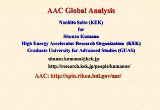 AAC Global Analysis