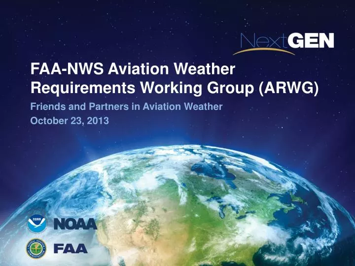 faa nws aviation weather requirements working group arwg