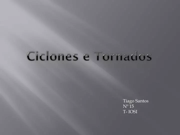 ciclones e tornados