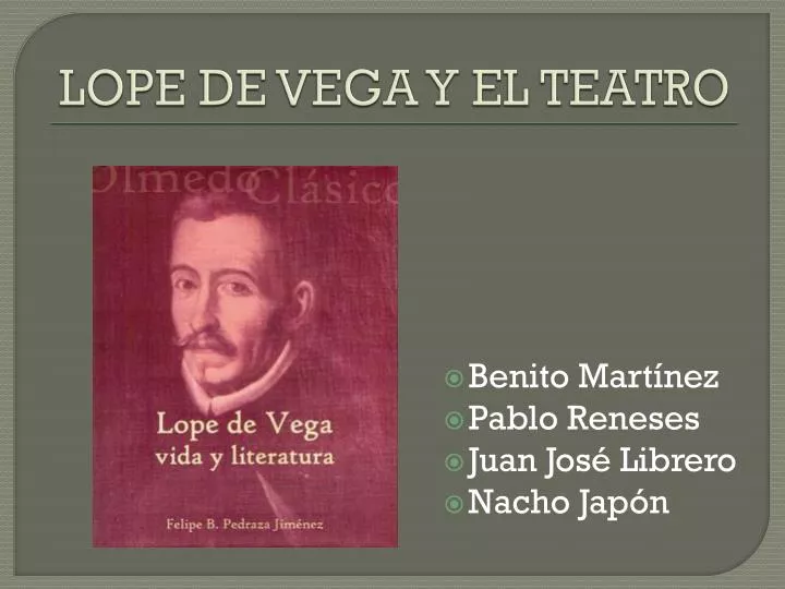 lope de vega y el teatro