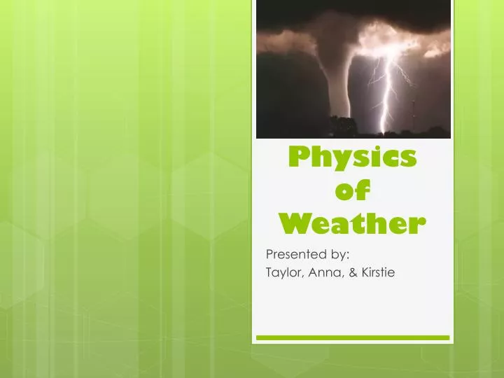 physics of weather