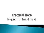 Practical No:8 - slide 1