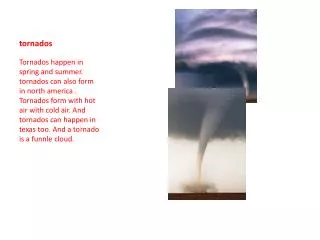 tornados