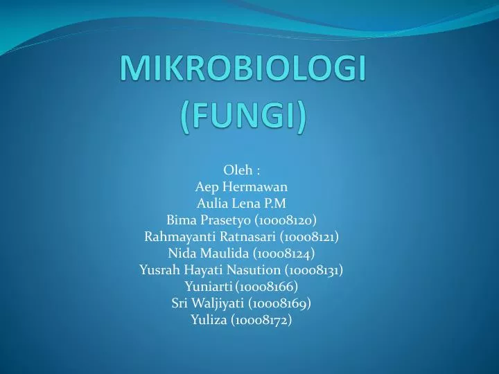 mikrobiologi fungi
