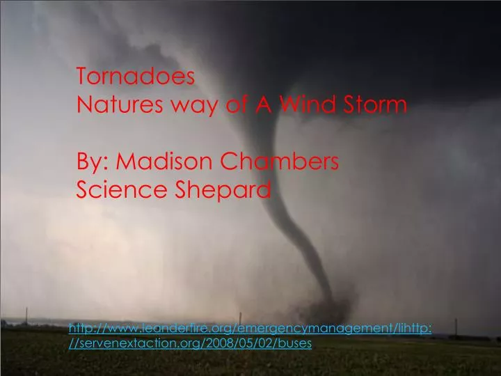 tornados by madison chambers