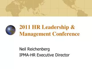 2011 HR Leadership &amp; Management Conference
