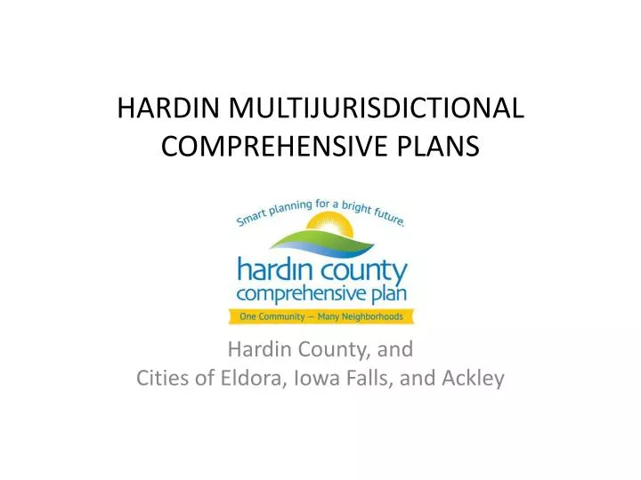 hardin multijurisdictional comprehensive plans