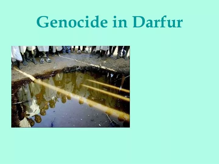 genocide in darfur